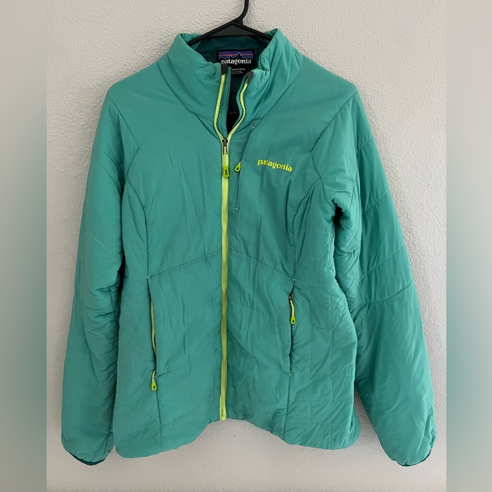 Patagonia Women’s Teal Nano-Air Jacket size M